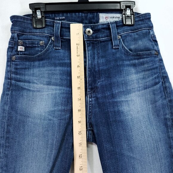 Ag Adriano Goldschmied Jeans Womens Size 26R The Mari High-Rise Straight Denim - Picture 4 of 13